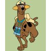 ZUTY Maľovanie podľa čísel - SCOOBY RANGER (SCOOBY DOO) Rámovanie: vypnuté plátno na rám, Rozmer: 40x50 cm