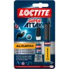 Loctite Super Attak Ultra Plastik sekundové lepidlo obsah 2g + aktivátor, 4 ml