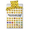 Faro Bavlnená posteľná bielizeň Emoji 018 - 140x200 cm