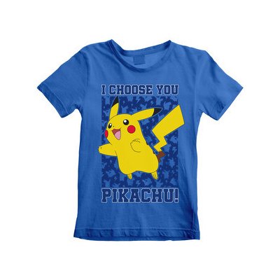 Detské tričko Pokémon: I Choose You (5-6 rokov) modrá bavlna