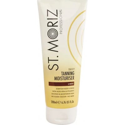 St. Moriz Daily Tanning Moisturiser hydratačný samoopaľovací krém priesvitný typ Light 200 ml