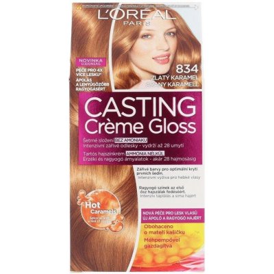 L&apos;Oréal Paris Casting Creme Gloss 834 Hot Caramel (W) 48ml, Farba na vlasy