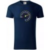 Tachometer cíti sa - 70 rokov - Tričko z organickej bavlny - XL ( Tmavomodrá (veľmi tmavá - skoro čierna) )