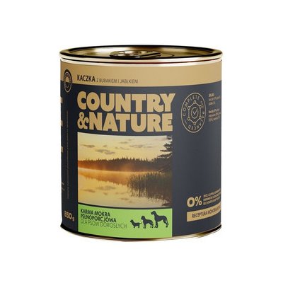 Country&Nature Kačacie s cviklou a jablkom 410 g