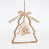 Eurolamp Vianočné dekorácie závesný strom 25 x 12 x 0,5 cm, 1 ks