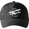 Still Plays With Planes - Šiltovka so zahnutým šiltom a mosaznou sponou - Univerzálna veľkosť ( Čierna )