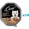 Cesar v omáčke s jemným hovädzím morčacím mäsom a bylinkami 14 x 150 g