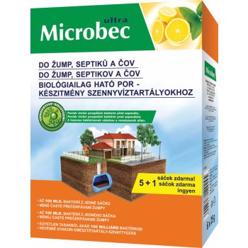 BROS Microbec do žúmp, septikov a ČOV 5 x 25g