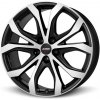 Alu disk ALUTEC W10X 8.5x19, 5x108, 63.4, ET40 racing-schwarz frontpoliert