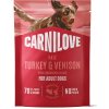 CARNILOVE Dog POUCH Paté Turkey & Venison with Stawberry Leaves 300 g