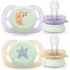 Philips AVENT Cumlík Ultrastart nočný 0-2m dievča 2 ks 9041997