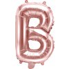 Party Fóliový balón písmeno B rose gold na párty