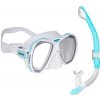 Mares Šnorchlovací a potápačský set FORCE-X + ERGO DRY aquamarine/biela WAQWH