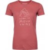 Ortovox Dámska funkčné tričko 150 COOL MTN PROTECTOR SHORT SLEEVE ružová