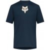 Pánsky dres na bicykel Fox, RANGER SS JERSEY FOX HEAD tmavo modrá,béžová M