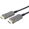 OEM PremiumCord Ultra High Speed HDMI 2.1 optický fiber kabel 8K@60Hz, pozlátený 25m kphdm21x25