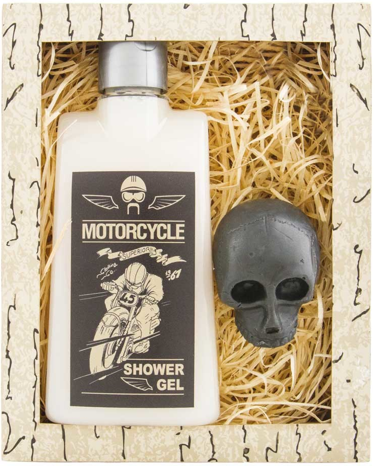 Bohemia Gifts & Cosmetics Motorcycle Vintage sprchový gél 200 ml + toaletné mydlo 50 g darčeková sada