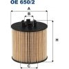 FILTRON Olejový filter OE650/2