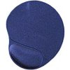 GEMBIRD Gel mouse pad with wrist support, blue MP-GEL-B