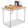 Garden Line Skládací turistický stůl LUDGE 80 cm bílý