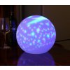 LED svietiaci mesiac projekcia oblohy - možnosť meniť RGBW farby + IP44 (22cm priemer)