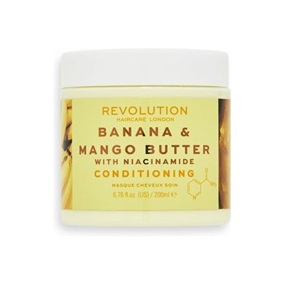 Revolution Haircare Banana + Mango Butter with Niacinamide Conditioning Hair Mask - Maska na vlasy 200 ml