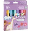 Apli Color Sticks temperové barvy suché pastelové 6 x 6 g, sada
