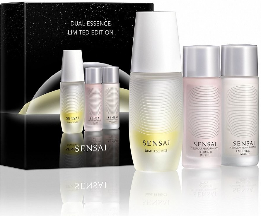 Sensai Expert Items Dual Essence pleťové sérum dual essence 30 ml + pleťové tonikum cellular performance lotion ii 20 ml + pleťová emulze cellular performance emulsion ii 20 ml darčeková