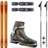Backcountry set ROSSIGNOL XP 120 Positrack s viazaním BC NNN + obuv ALPINA Outlander + palice