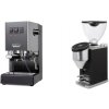 Gaggia New Classic E24, grey + Rocket Espresso FAUSTINO 3.1, black