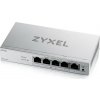 Zyxel GS1200-5HPv2 5-portový stolový gigabitový webový inteligentný PoE switch, 4x PoE+ GbE, PoE 60W, bez ventilátora