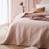 Room99 Prehoz na posteľ Leila - púdrovo ružový 170x210 cm