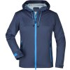 James & Nicholson Bunda JN 1097, 3-vrstvá, softshellová, dámská COT021097i8305-navy/cobalt 2XL Navy/modrá cobalt