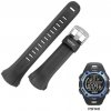 Timex Timex originálny gumový remienok čierny
