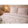 Mušelínové obliečky Srdiečka 140x200 – 100 % bavlna, romantické, priedušné, ideálne pre citlivú pokožku
