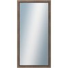 DANTIK - Zrkadlo v rámu, rozmer s rámom 60x120 cm z lišty CARRARA hnedá (2894)