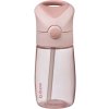 Fľaša na pitie so slamkou Junior 380 ml - blush crush