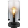 Globo Globo 15907T - Stolná lampa FLORENTINA 1xE27/40W/230V pr. 12,5 cm čierna GL7549 + záruka 3 roky zadarmo