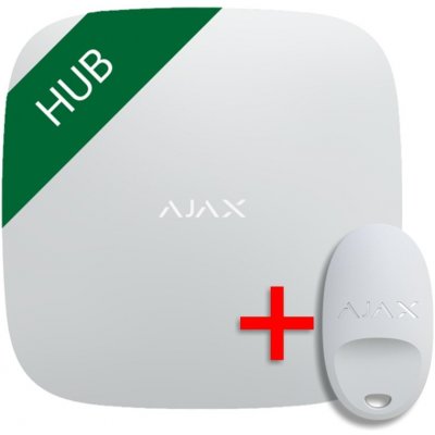 AJAX SYSTEMS SET Ajax Hub white + Ajax SpaceControl white - ZADARMO