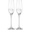 Element poháre na šampanské Apollo s kryštálmi Swarovski 210 ml 2KS
