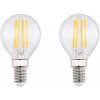 Globo SADA 2x LED Žiarovka VINTAGE E14/4W/230V 2700K Globo 10589-2K GL8158
