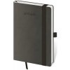 HELMA Diár Flexies týždenný vreckový A6 9x14cm tmavosivý 2026