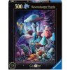 Svietiace puzzle Ravensburger 500 dielikov Huby v mesačnom svetle