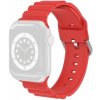 AppleKing elegantný silikónový remienok pre Apple Watch Ultra 49mm / 46mm / 45mm / 44mm / 42mm - červený - možnosť vrátiť tovar ZADARMO do 30tich dní