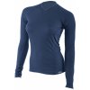 COOL NANO tričko dlhý rukáv V .dámske .M .tmavomodrá