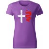 T-ričko Alfa Romeo Rift dámske tričko Farba trička: Fialová, Farba potlače: Biela, Veľkosť: XS