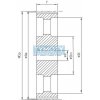 Remenica 168 8M 85 optibelt ZRS s predvŕtanou dierou