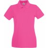 Fruit of the Loom Polokošile Lady-Fit Premium Polo, krátký rukáv, dámská COT-16303031003 L Fuchsia