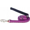Nylonové vodítko Red Dingo Carnival fialové