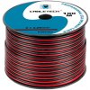 CABLETECH dvojlinka 2 x 2,5mm², čierno-červená, 100m